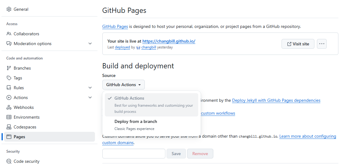 Github Pages 2