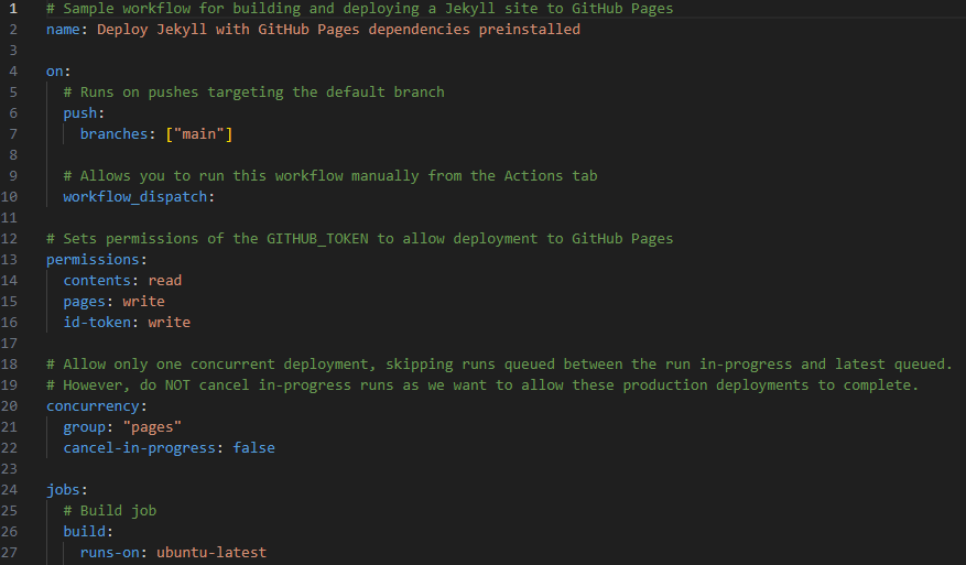 Jekyll workflow